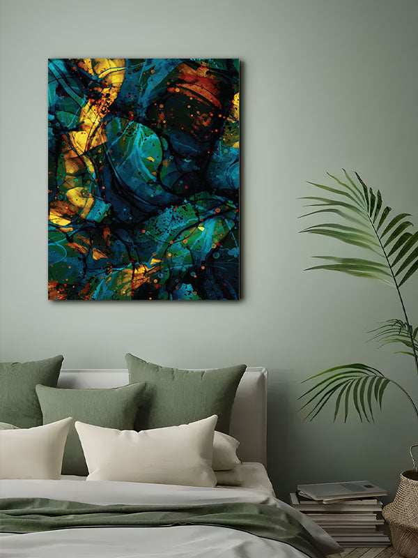 Flow Of Ink Canvas Art waterproof vinyl decal for laptop, bike, car & bottle