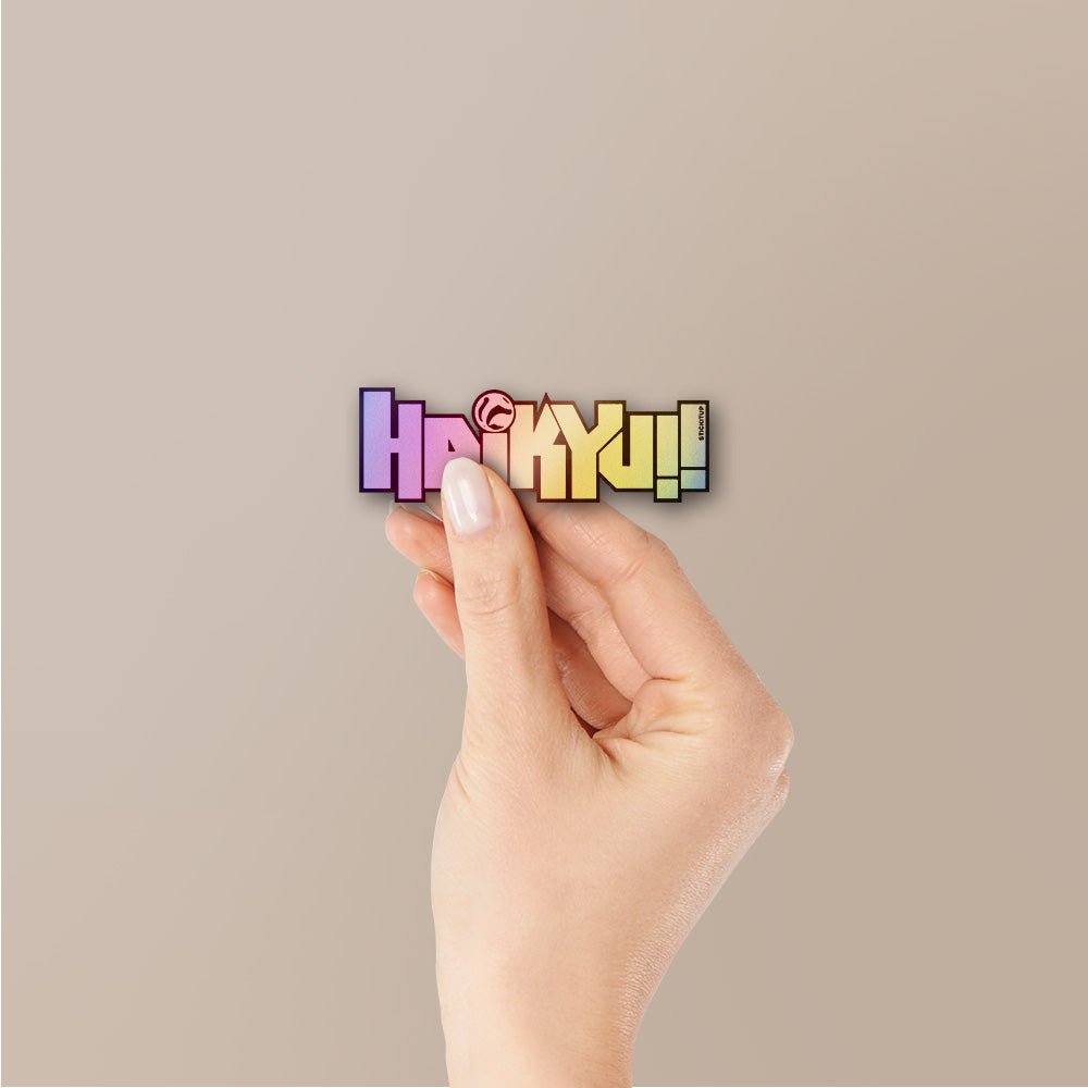 Fly High Volleyball Holographic Stickers - Holographic stickers | STICK IT UP