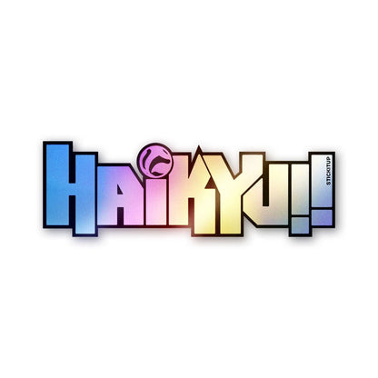 Fly High Volleyball Holographic Stickers - Holographic stickers | STICK IT UP