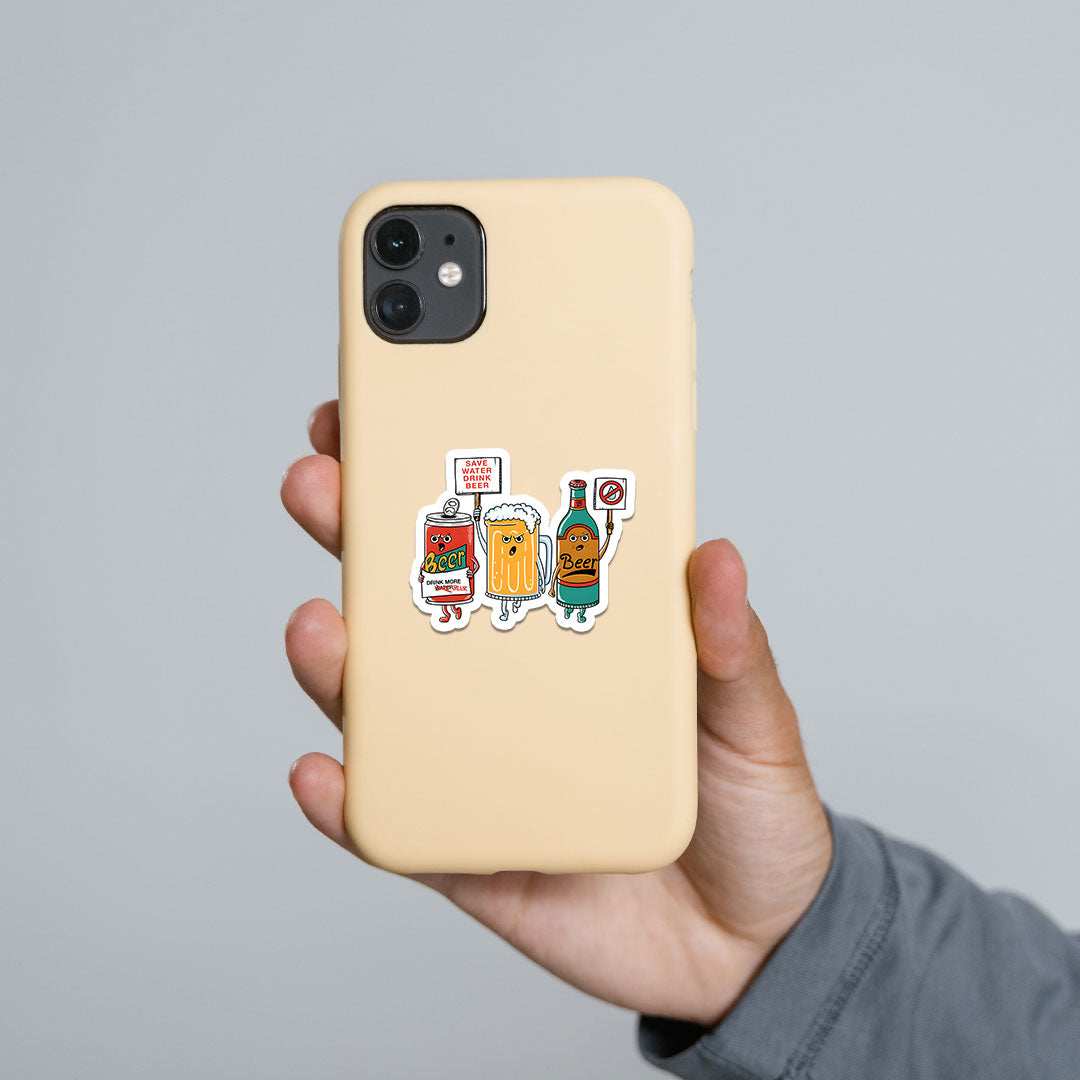 Food Sticker Packs [50 sticker] waterproof vinyl decal for laptop, bike, car & bottle
