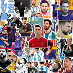 Football Sticker Packs [50 sticker] waterproof vinyl decal for laptop, bike, car & bottle