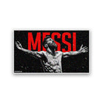 Footballer Arms Outstretched Glitter Sticker - Glitter Stickers | STICK IT UP