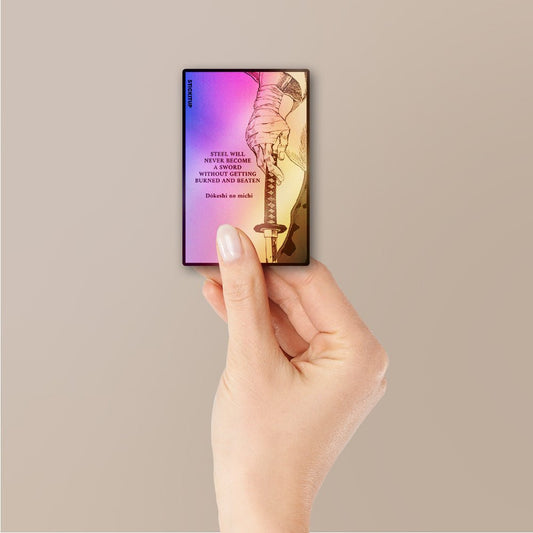 Forged By Fire Holographic Stickers - STICK IT UP