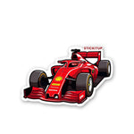 Formula 1 Sticker waterproof vinyl decal for laptop, bike, car & bottle