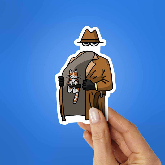 Found The Cat Sticker - STICK IT UP