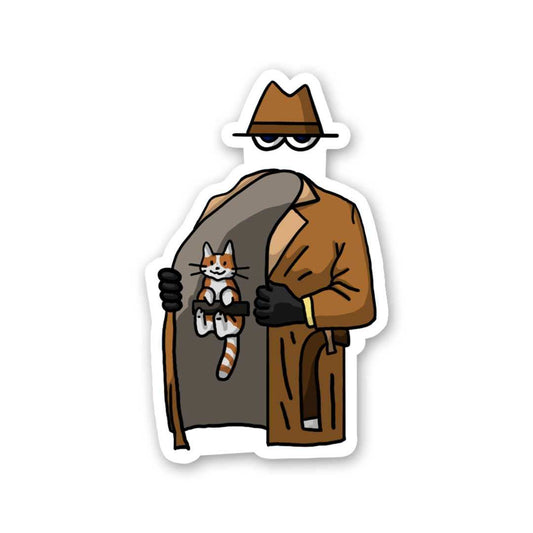 Found The Cat Sticker - STICK IT UP