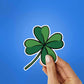 Four - Leaf Clover Sticker waterproof vinyl decal for laptop, bike, car & bottle