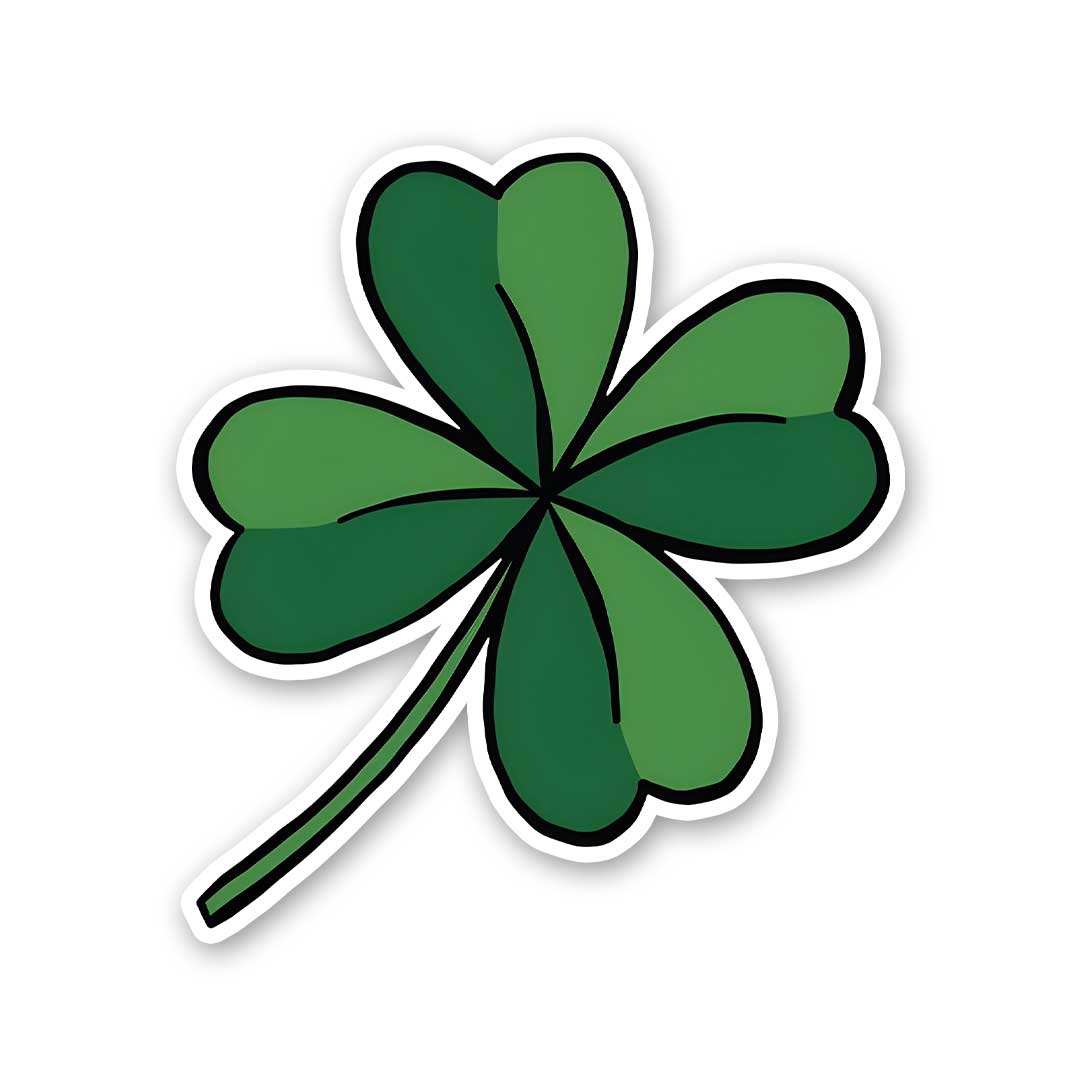 Four-Leaf Clover Sticker - Stickers | STICK IT UP