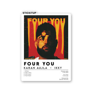Four You Sticker waterproof vinyl decal for laptop, bike, car & bottle