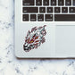 Fox Devil Chainsaw Man Sticker waterproof vinyl decal for laptop, bike, car & bottle