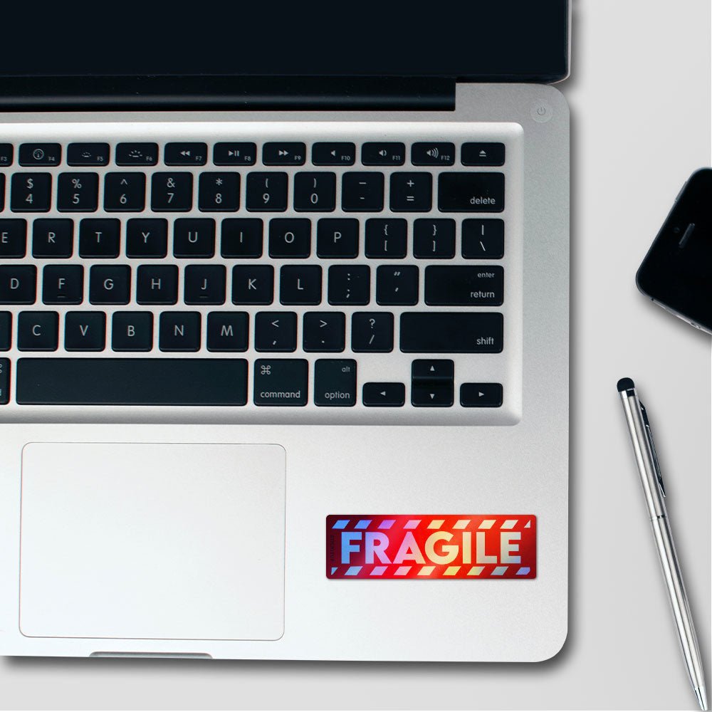 Fragile 1.0 Holographic Stickers - Holographic stickers | STICK IT UP