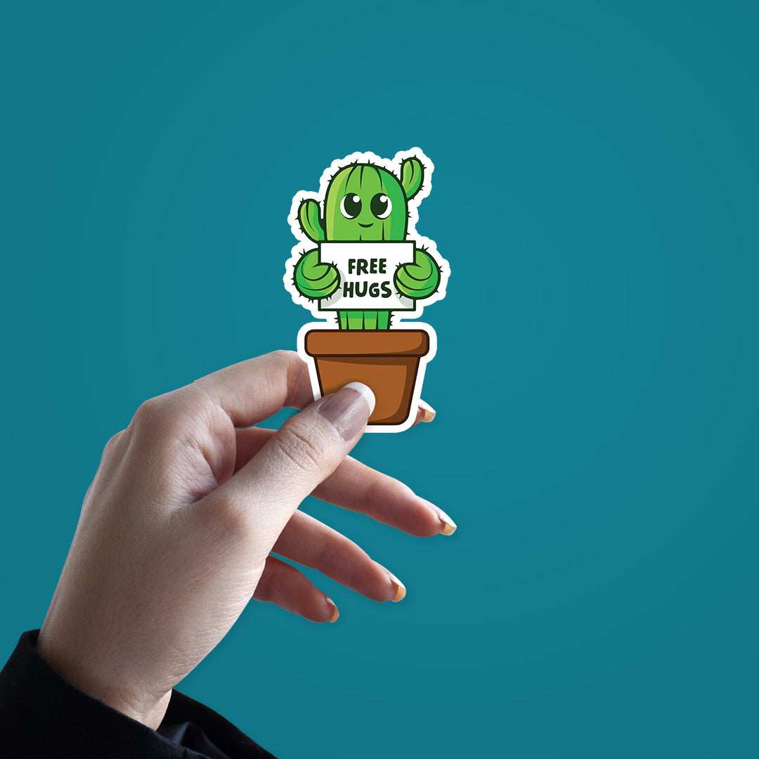 Free Hugs Sticker - STICK IT UP