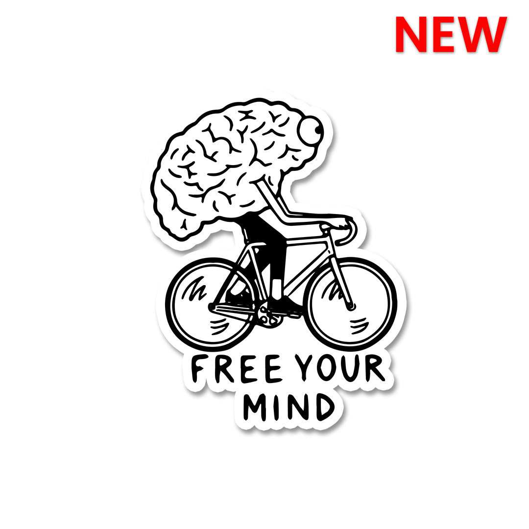 Free Your Mind Sticker - STICK IT UP