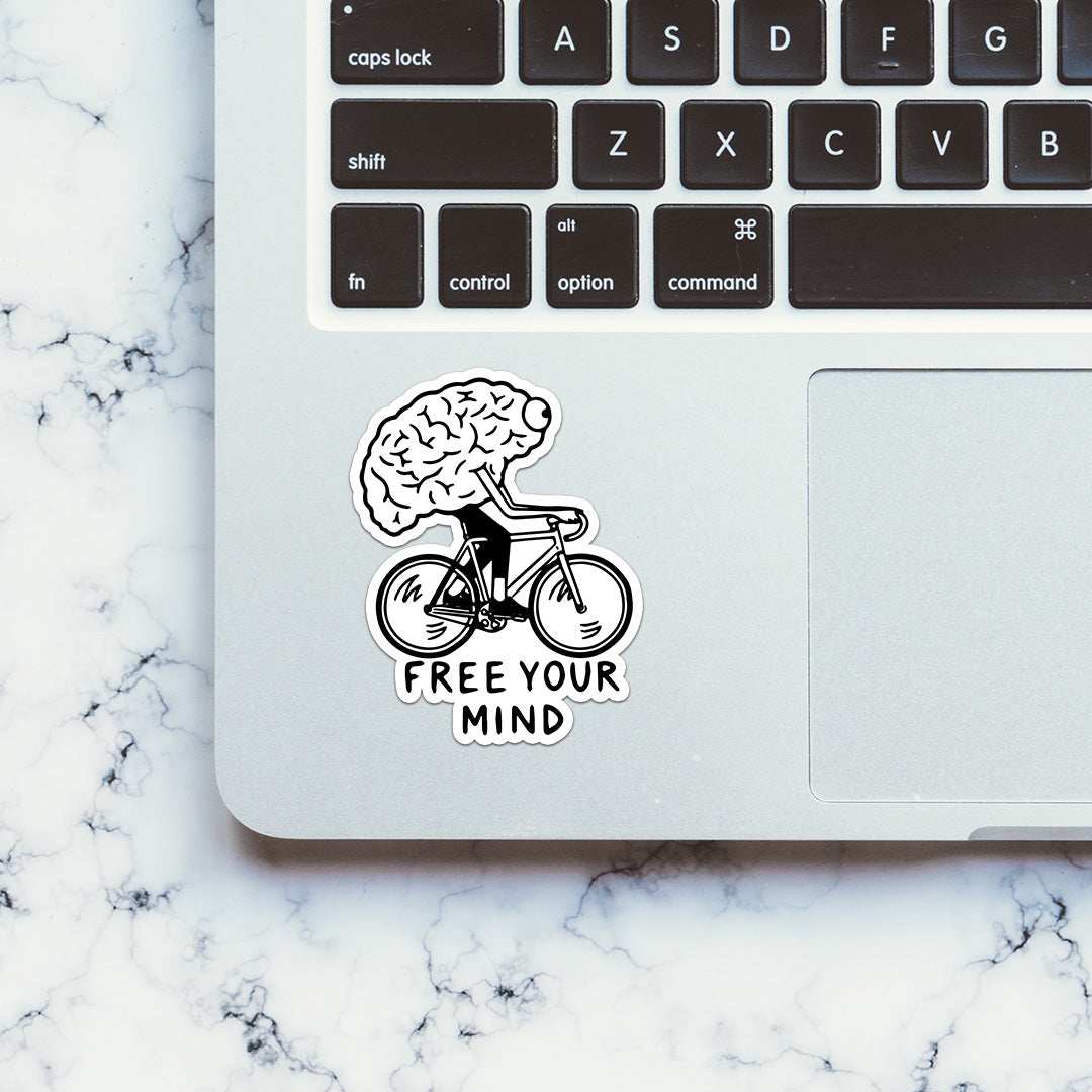 Free Your Mind Sticker - STICK IT UP