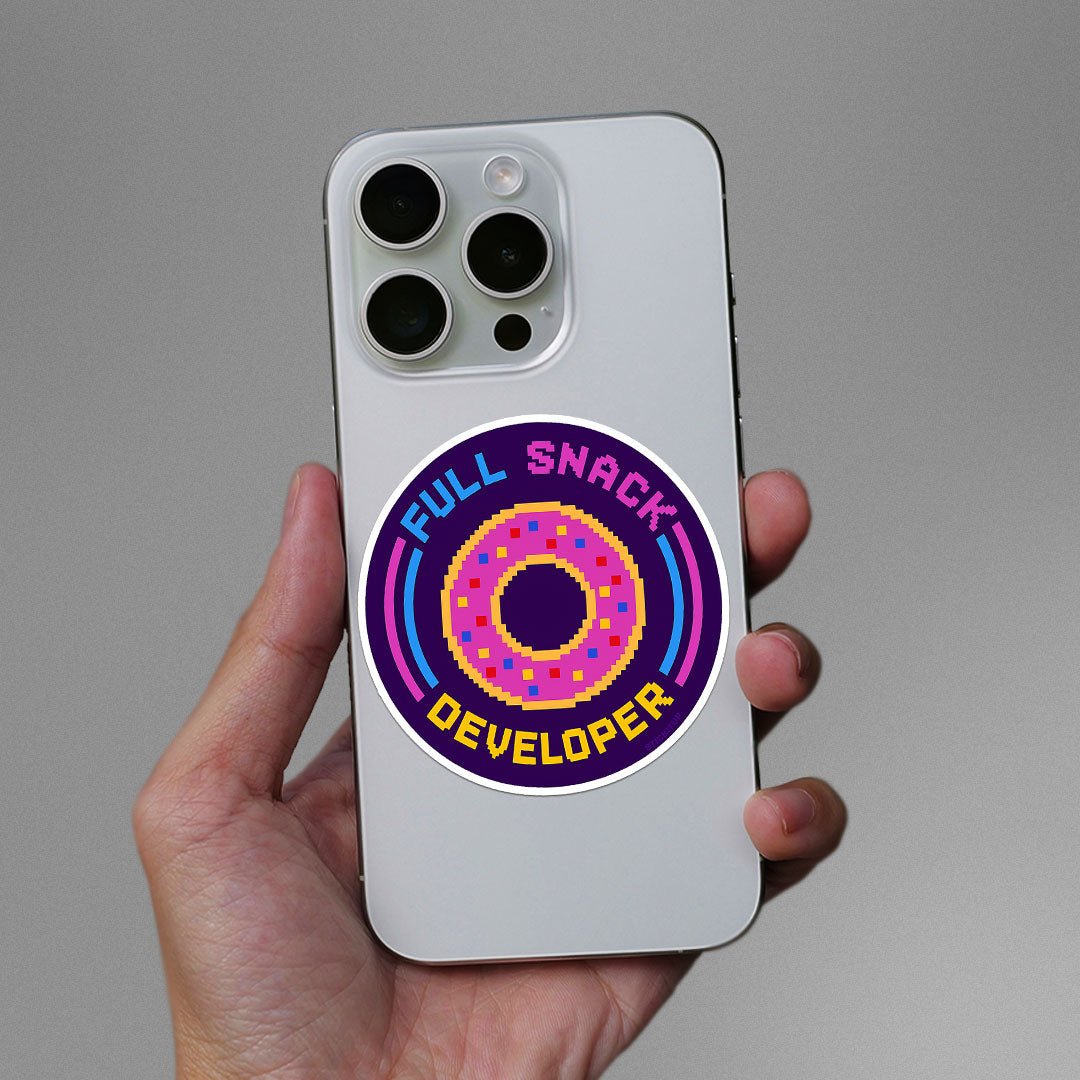 Full Snack Developer Sticker - Stickers | STICK IT UP