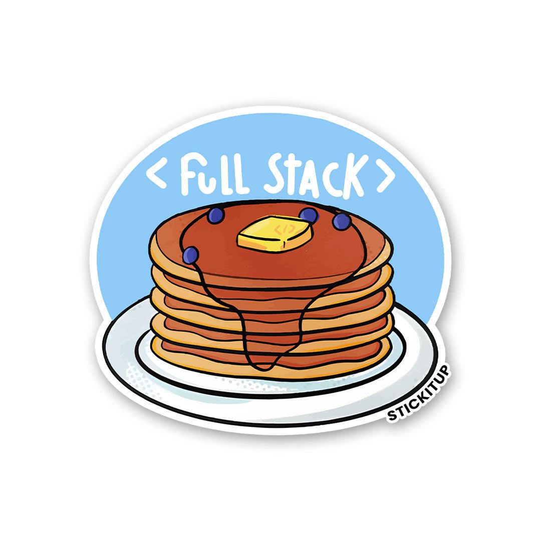 3 Stack Only Sticker Buy Full Stack Sticker Online | Premium Waterproof Vinyl | STICK IT UP