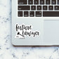 Future lawyer Sticker waterproof vinyl decal for laptop, bike, car & bottle