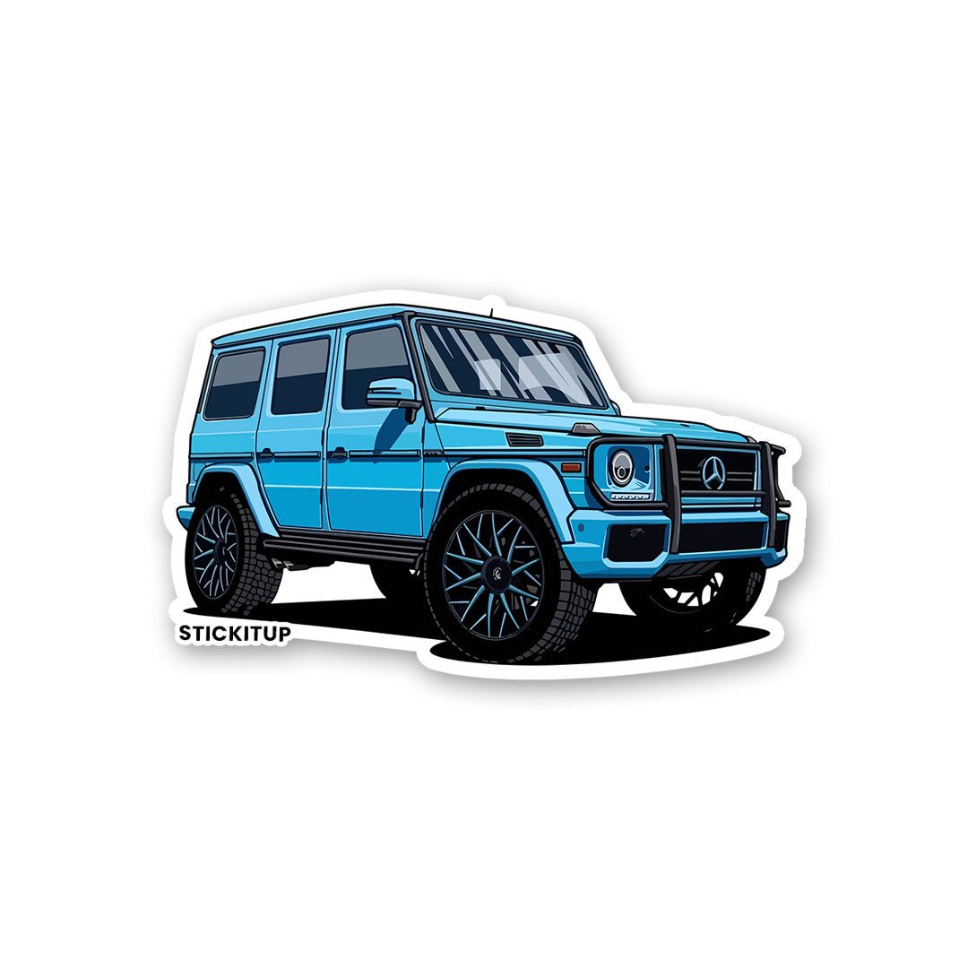 G - Class Sticker waterproof vinyl decal for laptop, bike, car & bottle