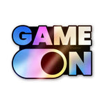 Game on Bold Holographic Stickers - Holographic stickers | STICK IT UP