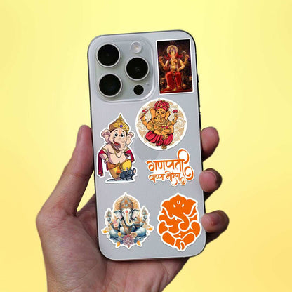 Ganpati Bappa Mini Sticker Sheet - STICK IT UP