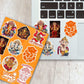 Ganpati Bappa Mini Sticker Sheet waterproof vinyl decal for laptop, bike, car & bottle