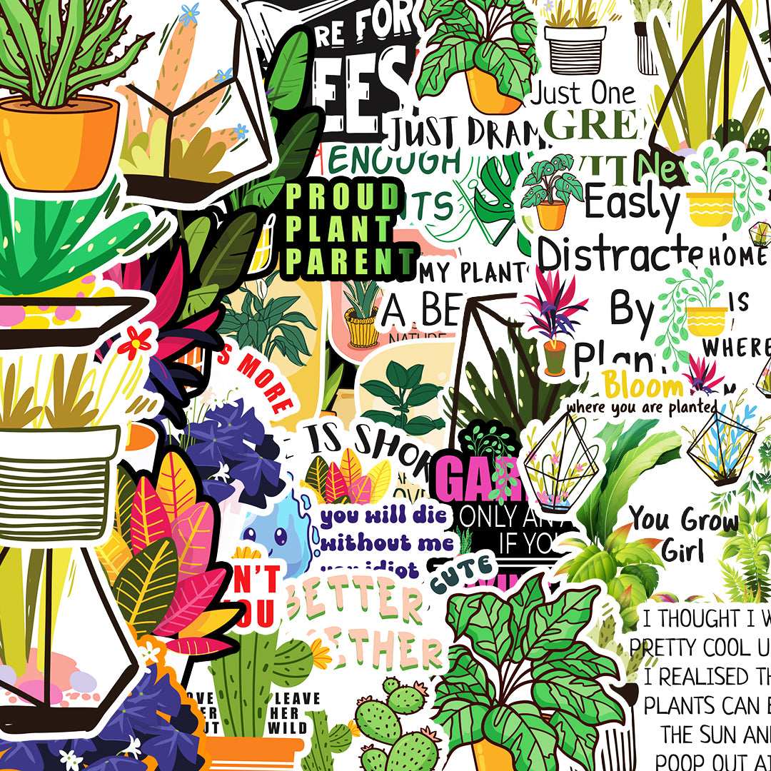 Gardening Sticker Packs [50 sticker] - Sticker Packs | STICK IT UP