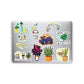 Gardening Sticker Packs [50 sticker] waterproof vinyl decal for laptop, bike, car & bottle