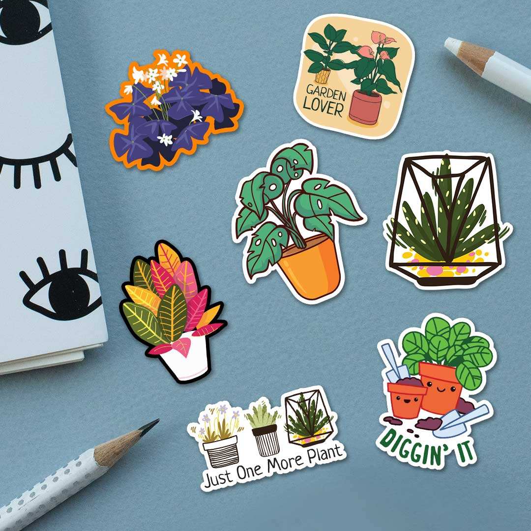 Gardening Sticker Packs [50 sticker] - STICK IT UP