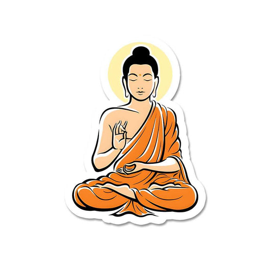 Gautam Buddha Sticker - STICK IT UP