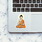 Gautam Buddha Sticker waterproof vinyl decal for laptop, bike, car & bottle