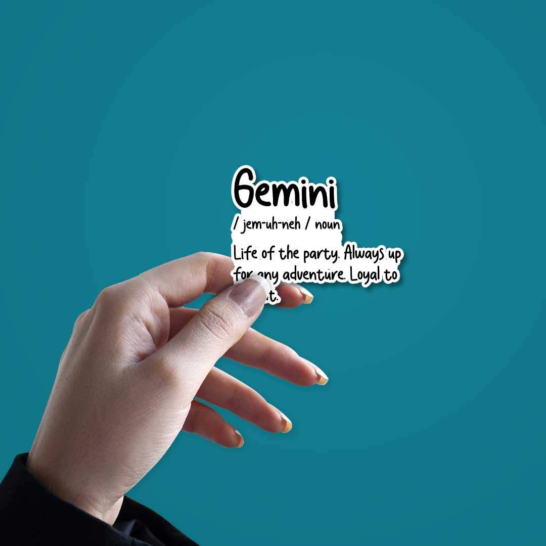 Gemini Sticker - STICK IT UP