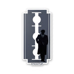 GENTLEMEN OF GRIT 0.1 Sticker waterproof vinyl decal for laptop, bike, car & bottle