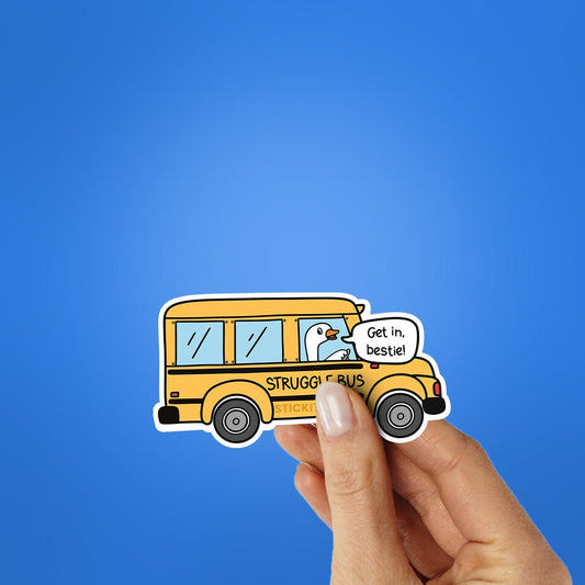 Get In Bestie Sticker - STICK IT UP