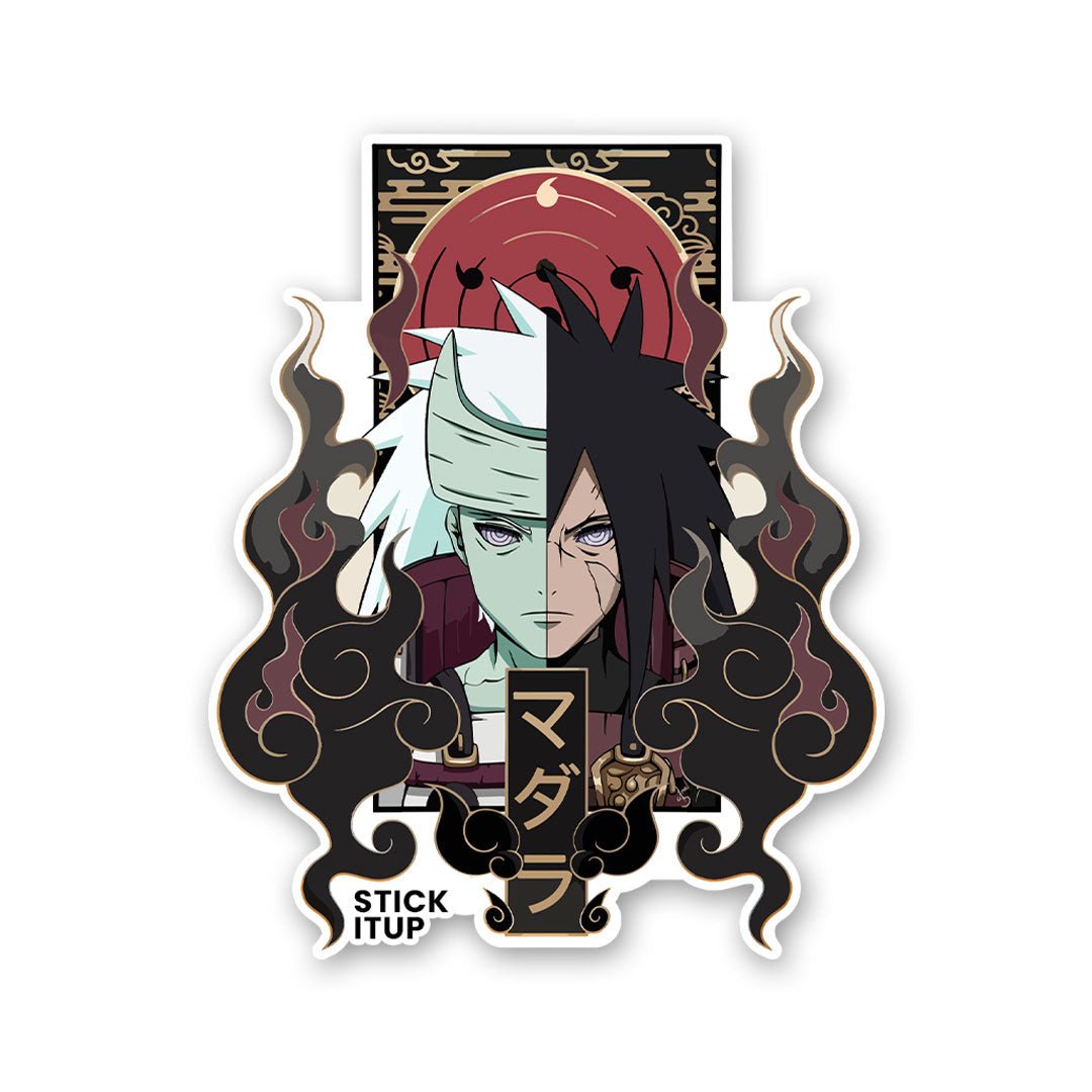 Ghost Of The Uchiha Sticker waterproof vinyl decal for laptop, bike, car & bottle