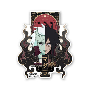 Ghost Of The Uchiha Sticker waterproof vinyl decal for laptop, bike, car & bottle