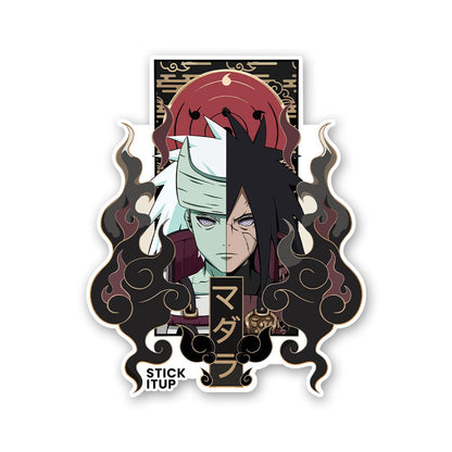 Ghost Of The Uchiha Sticker waterproof vinyl decal for laptop, bike, car & bottle
