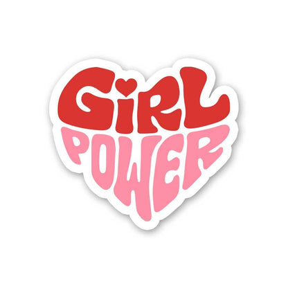 Girl Power Sticker waterproof vinyl decal for laptop, bike, car & bottle