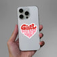 Girl Power Sticker waterproof vinyl decal for laptop, bike, car & bottle
