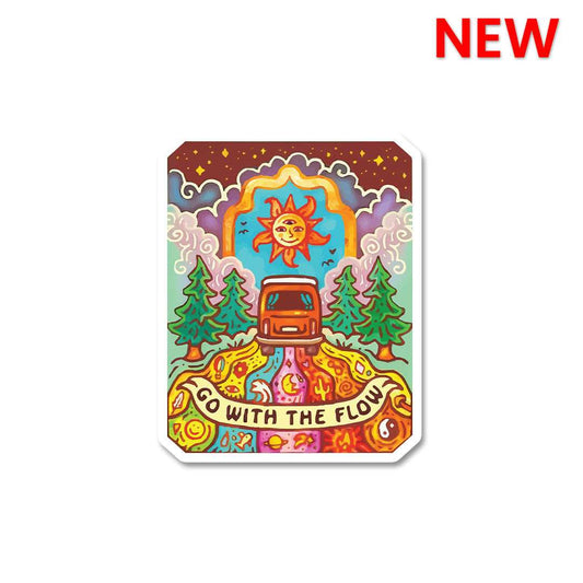 Go With The Flow Sticker - STICK IT UP
