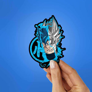 Goku Ultra Sticker waterproof vinyl decal for laptop, bike, car & bottle
