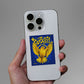 Golden Eagle Brazil Fan Glitter Sticker
