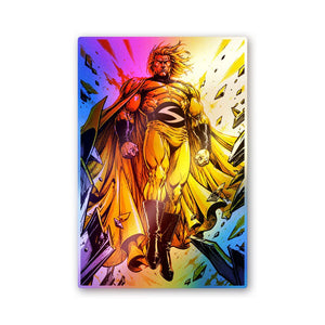 Golden Figure Glow Holographic Stickers - Holographic stickers | STICK IT UP