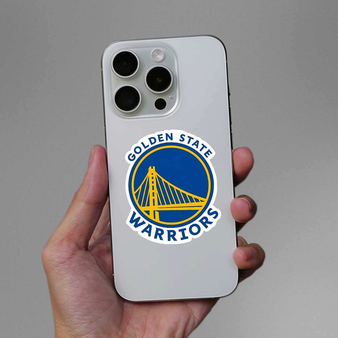Golden State Warriors Sticker waterproof vinyl decal for laptop, bike, car & bottle
