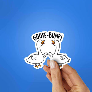 Goose Bump Sticker waterproof vinyl decal for laptop, bike, car & bottle
