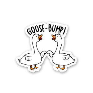 Goose Bump Sticker waterproof vinyl decal for laptop, bike, car & bottle