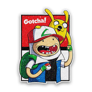 Gotcha Glitter Sticker - Glitter Stickers | STICK IT UP