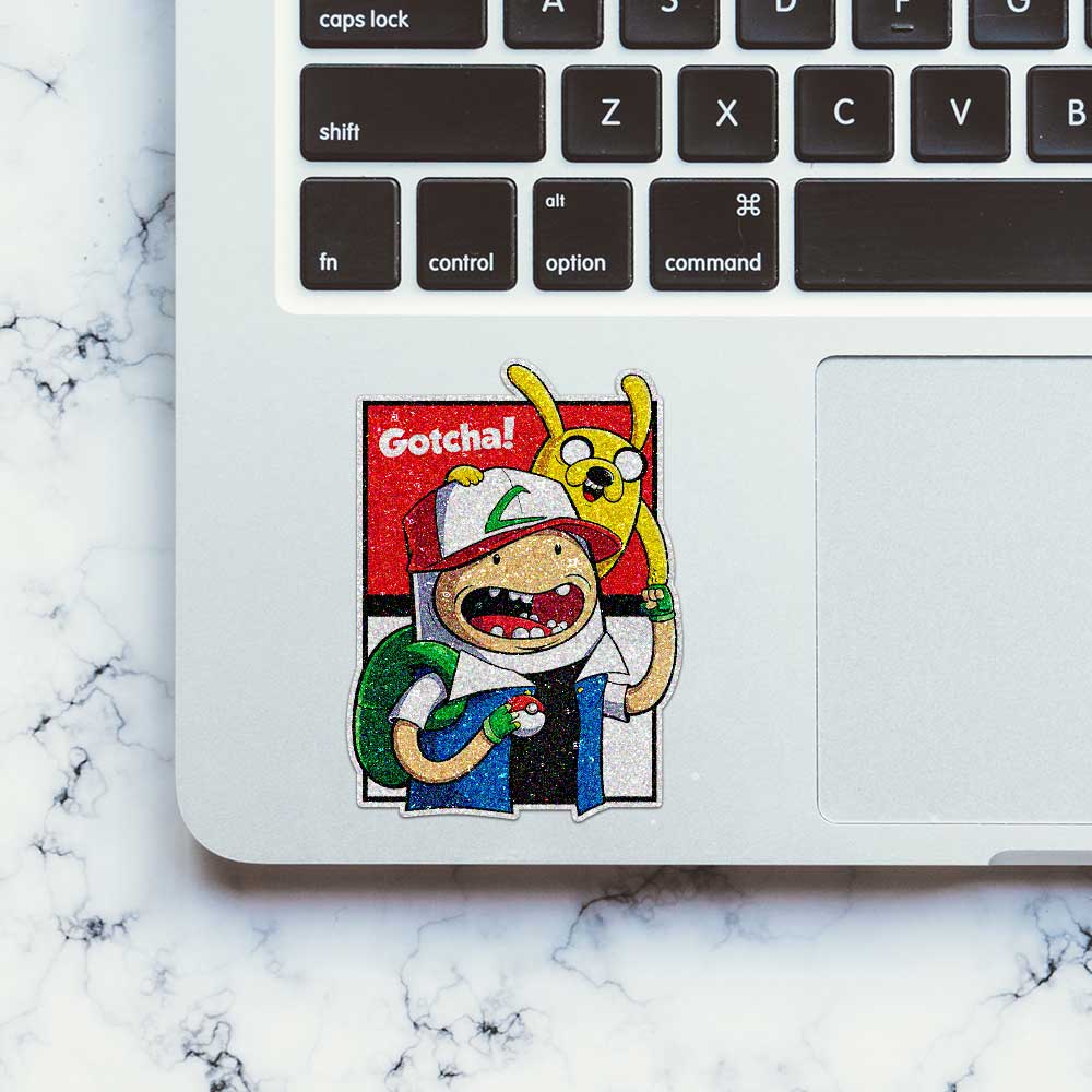 Gotcha Glitter Sticker - Glitter Stickers | STICK IT UP