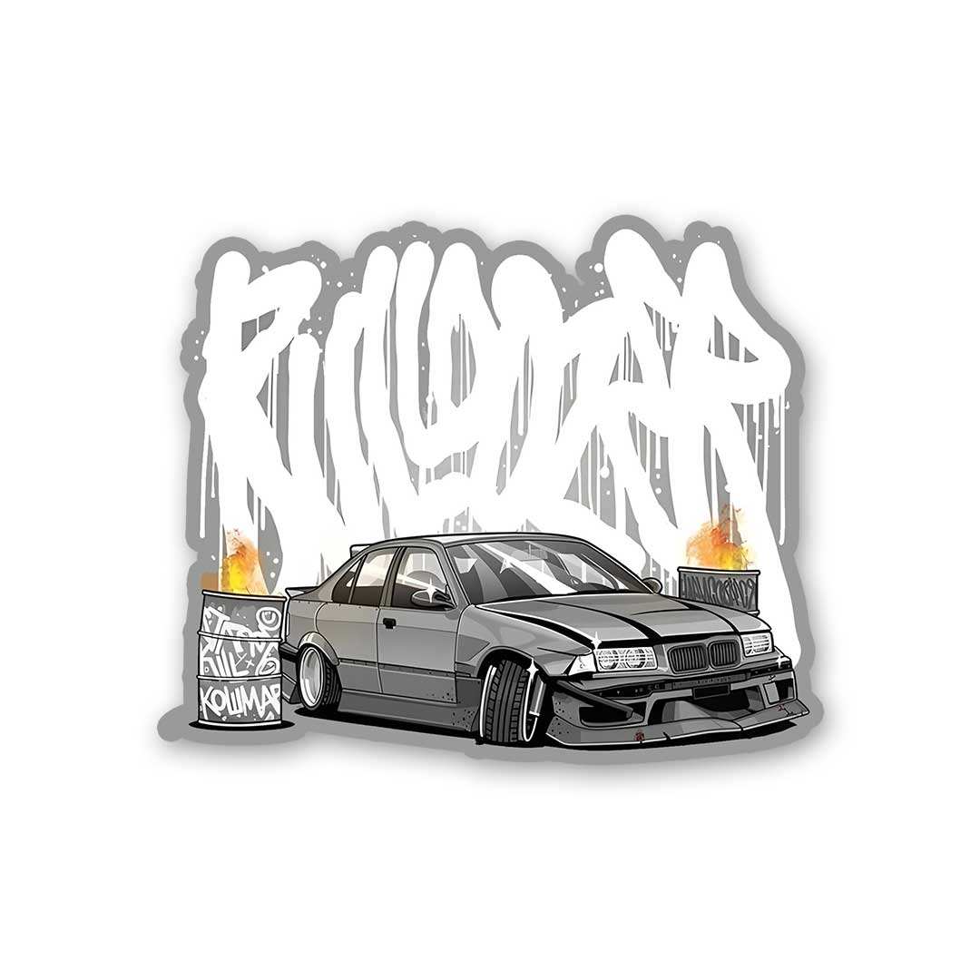 Graffiti Car Sticker waterproof vinyl decal for laptop, bike, car & bottle