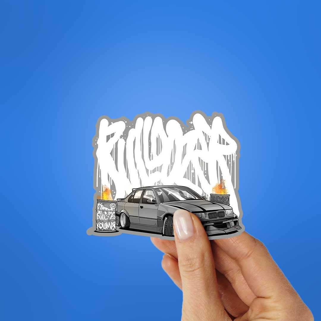 Graffiti Car Sticker waterproof vinyl decal for laptop, bike, car & bottle