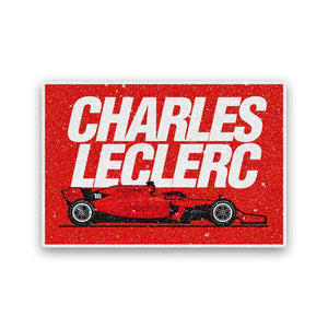 Grand Prix Racer Red Car Glitter Sticker - Glitter Stickers | STICK IT UP